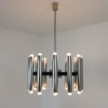 Large mid century chandeliers in the manner of Sciolari 1960s 1970s - Grote vintage design kroonluchters 2