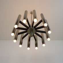 Large mid century chandeliers in the manner of Sciolari 1960s 1970s - Grote vintage design kroonluchters 5