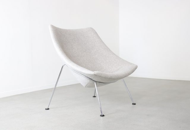 Vintage Oyster F157 lounge chair by Pierre Paulin for Artifort 1960s Dutch design 2