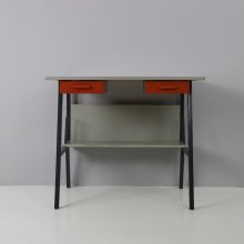 Coen de Vries small vintage industrial writing desk 1950s Pilastro Holland mid century Dutch design 5