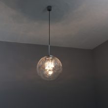 Doria Leuchten vintage sputnik globe hanging lamp 1960s 1