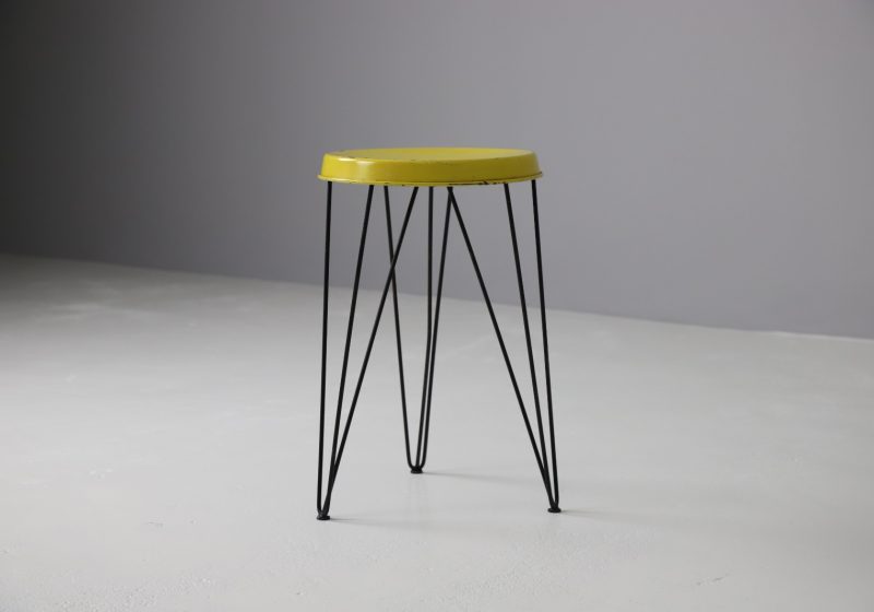 Tjerk Reijenga vintage industrial Dutch design stool 1950s Pilastro Holland 4