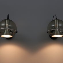 Frank Ligtelijn C-1512.20 Globe vintage wall lights by Raak Amsterdam 1960s mid century Dutch design 4