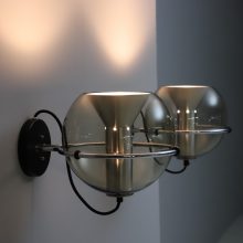 Frank Ligtelijn C-1512.20 Globe vintage wall lights by Raak Amsterdam 1960s mid century Dutch design 5