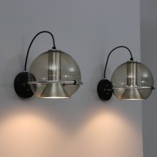 Frank Ligtelijn C-1512.20 Globe vintage wall lights by Raak Amsterdam 1960s mid century Dutch design 8