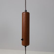 Vintage Danish counterbalance floor lamp in solid teak 1960s Mid century Danish design lighting 5