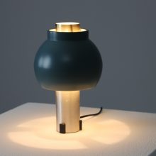 Vintage industrial Dutch design mushroom table lamp in the manner of Anvia Almelo 1950s 2