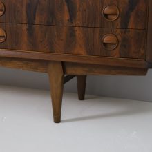 William Watting for Fristho sideboard rosewood & teak 1960s vintage Dutch design cabinet 7