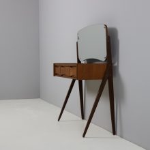 Arne Vodder dressing table in teak 1960s vintage Danish vanity mirror 5