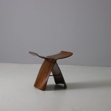 Early rosewood butterfly stool by Sori Yanagi for Tendo Mokko Japan 1954 Rare Japanese design 10