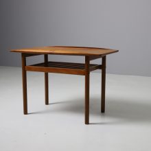 Grete Jalk vintage coffee table in teak by Poul Jeppesen Denmark 1960s 6