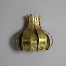 Pair of Danish brass wall lights by Svend Aage Holm Sørensen for Holm Sørensen & Co vintage Danish design lighting 1960s 2