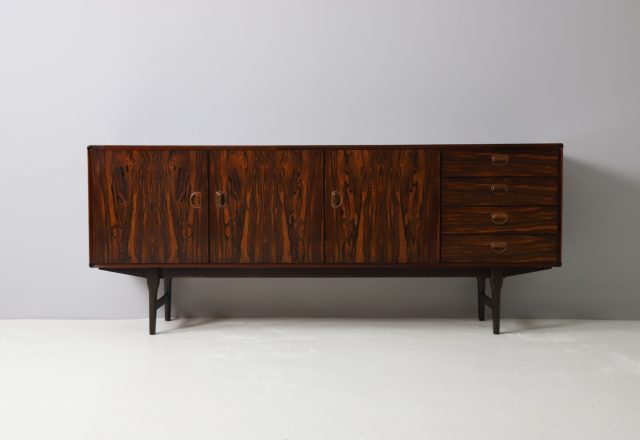 Arnold Merckx Jr. for Fristho sideboard rosewood 1960s vintage Dutch design cabinet 9