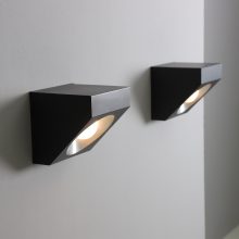 Raak Amsterdam c-1587 cube wall lamps holophane 1960s vintage Dutch design lighting 6