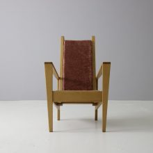 Vintage Dutch design lounge chair by Wim Mulder for meubelatelier Allerhanden 1985 2