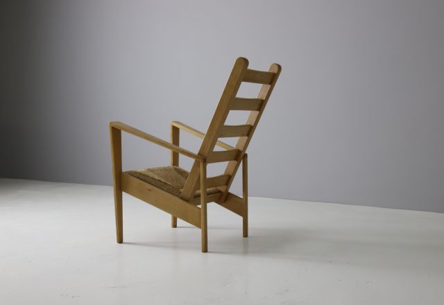 Vintage Dutch design lounge chair by Wim Mulder for meubelatelier Allerhanden 1985 6