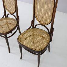 Vintage Thonet model 17 \'Long John\' dining chairs 1960s 4