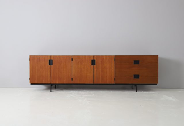 Cees Braakman DU03 sideboard in teak Japanse series for Pastoe 1950s Vintage mid century Dutch design 1