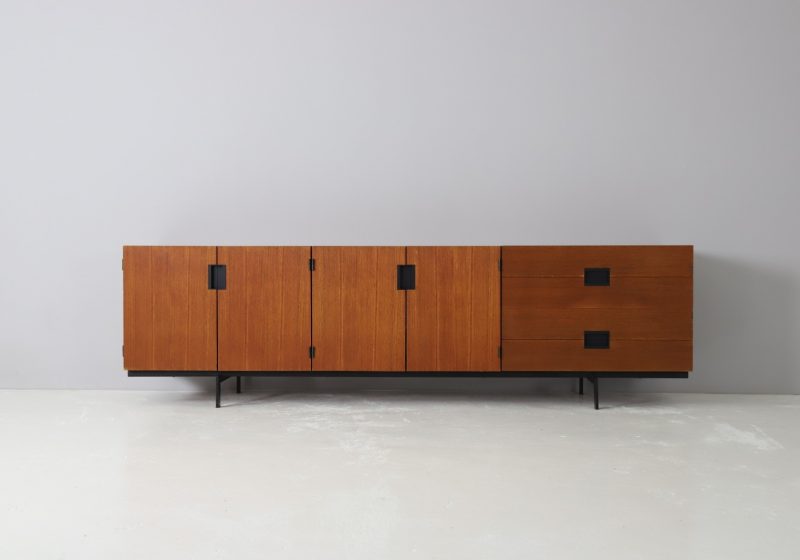 Cees Braakman DU03 sideboard in teak Japanse series for Pastoe 1950s Vintage mid century Dutch design 1