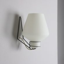 Louis Kalff NX54 vintage wall lamp for Philips glass metal 1960s mid century Dutch design 5