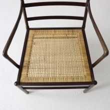 Vintage Ole Wanscher PJ 149 Colonial chair for Poul Jeppesen Møbelfabrik A:S Denmark 1949 1940s mid century Danish lounge chair 11