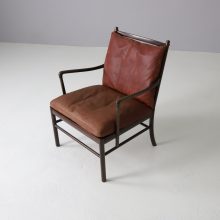 Vintage Ole Wanscher PJ 149 Colonial chair for Poul Jeppesen Møbelfabrik A:S Denmark 1949 1940s mid century Danish lounge chair 3