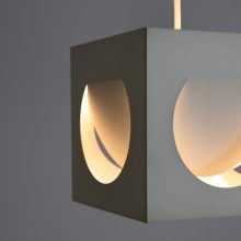 Vintage Shogo Suzuki geometric hanging lamps for Stockmann-Orno 1960s Mid century Finnish design lighting 4