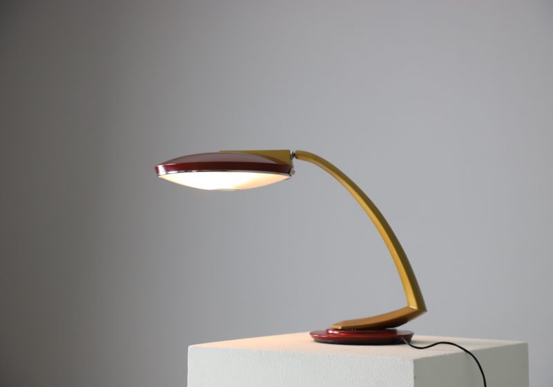 Fase table desk lamp Boomerang 2000 by Luis Pérez de la Oliva 1960s 1970s Mid century Spanish design 1