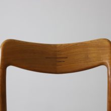 Johannes Andersen for Uldum Møbelfabrik Vintage Danish sculptural teak dining chairs 1960s 3