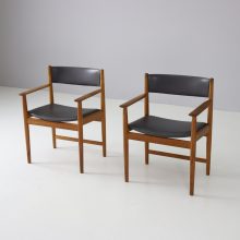 Kurt Østervig teak armchairs for Sibast Denmark 1960s Mid century Danish design 2