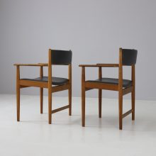 Kurt Østervig teak armchairs for Sibast Denmark 1960s Mid century Danish design 6