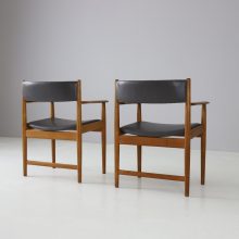 Kurt Østervig teak armchairs for Sibast Denmark 1960s Mid century Danish design 7