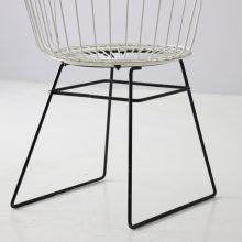 Rare vintage Cees Braakman wire chair 1950s Pastoe industrial Dutch design 3