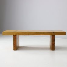 Roland Wilhelmsson Bamse bench or coffee table in solid pine by Karl Andersson & Söner Sweden 1977 vintage Swedish design 1970s 5