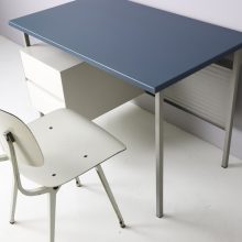 André Cordemeyer vintage writing desk model 3803 for Gispen 1950s mid century industrial Dutch design 7
