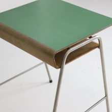 Arne Jacobsen rare original Munkegaard school desk + chair for Fritz Hansen vintage 1955 1950s 2