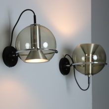 Frank Ligtelijn vintage Globe wall lamps by Raak Amsterdam 1960s mid century Dutch design 5