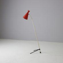 H. Busquet rare vintage \\\\'Pinocchio\\\\' floor lamp for Hala Zeist 1950s mid century Dutch design lighting 3