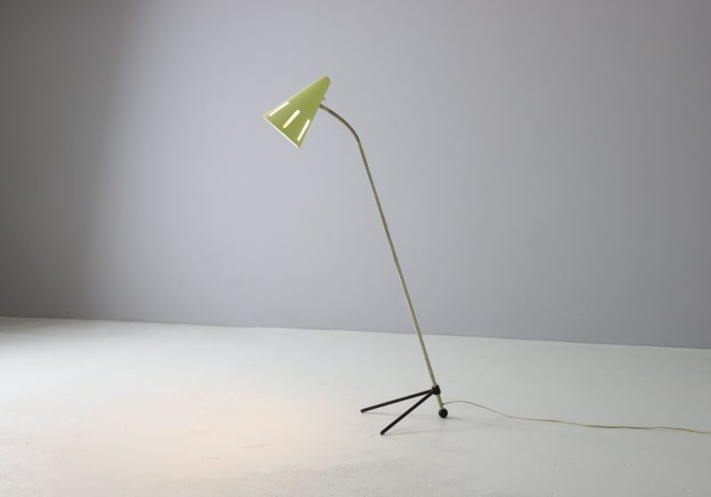 H. Busquet 'sun series zonneserie' vintage floor lamp for Hala Zeist 1950s rare mid century Dutch design lighting 1