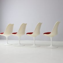 Vintage Eero Saarinen tulip dining chairs for Knoll International 1960s 1970s Mid century design 5