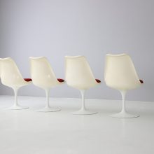 Vintage Eero Saarinen tulip dining chairs for Knoll International 1960s 1970s Mid century design 6