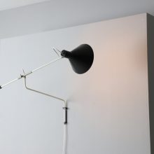 J Hoogervorst rare vintage counter balance 7056 wall light by Anvia Almelo 1950s mid century industrial Dutch design 2