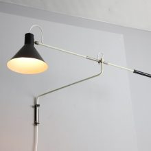 J Hoogervorst rare vintage counter balance 7056 wall light by Anvia Almelo 1950s mid century industrial Dutch design 4