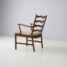 Ole Wanscher 1755 armchair for Fritz Hansen retained by Illums Bolighus Denmark Mid century Danish design 1940s 4