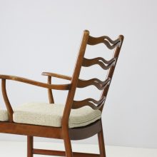 Ole Wanscher 1755 armchair for Fritz Hansen retained by Illums Bolighus Denmark Mid century Danish design 1940s 5