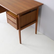 Gunnar Nielsen Tibergaard vintage mid century Danish design free standing writing desk 1960s 5