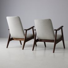 Louis van Teeffelen Webe vintage teak lounge chairs 1950s mid century Dutch design 7