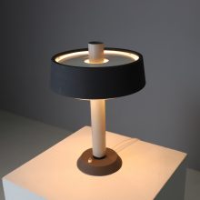 Niek Hiemstra vintage Dutch industrial design table lamp for Hiemstra Evolux 1960s 2