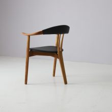 Rare Arne Hovmand Olsen three legged armchair model 308 for Mogens Kold Denmark 1956 Vintage Danish design chair 4 Rare Arne Hovmand Olsen three legged armchair model 308 for Mogens Kold Denmark 1956 Vintage Danish design chair 4