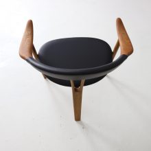Rare Arne Hovmand Olsen three legged armchair model 308 for Mogens Kold Denmark 1956 Vintage Danish design chair 7 Rare Arne Hovmand Olsen three legged armchair model 308 for Mogens Kold Denmark 1956 Vintage Danish design chair 7